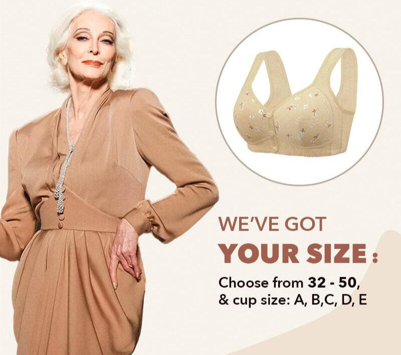 Comfortable Front Button Bra