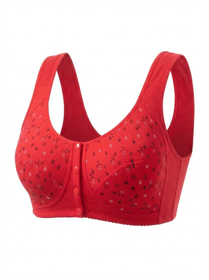 Comfortable Front Button Bra