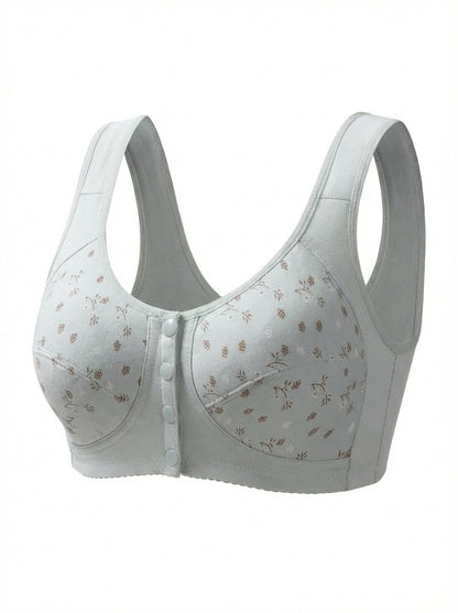 Comfortable Front Button Bra